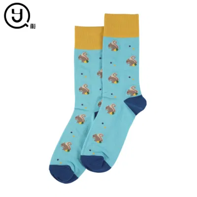 Novidade Sox Criativo Abóbora Alien Et Mummy Padrão Jacquard Halloween Crew Meias Homens Unissex